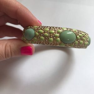 Beautiful gold style spring bracelet